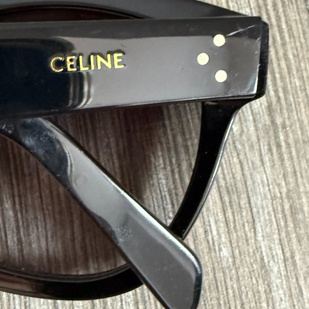 Celine CL40167I 01B Black Butterfly Sunglasses w/ Case - Picture 4 of 12